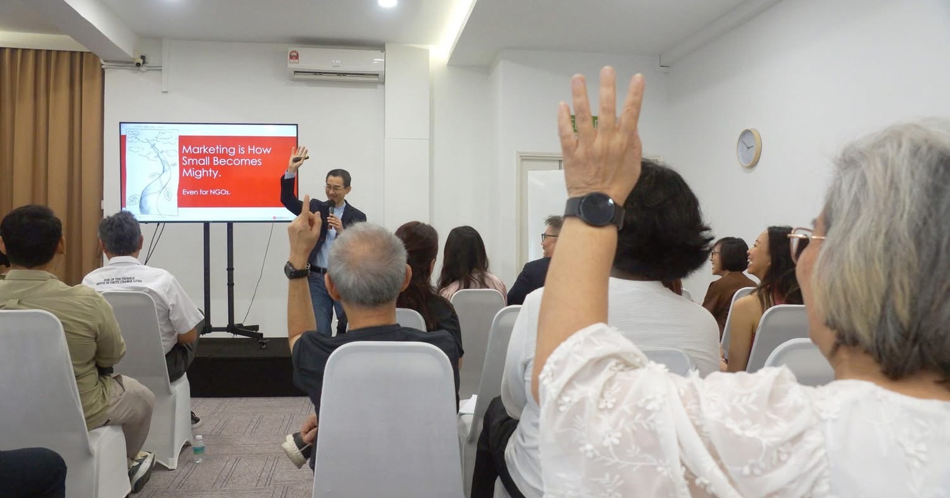 Kiwanis Networking with Marketing Guru Long Yun Siang