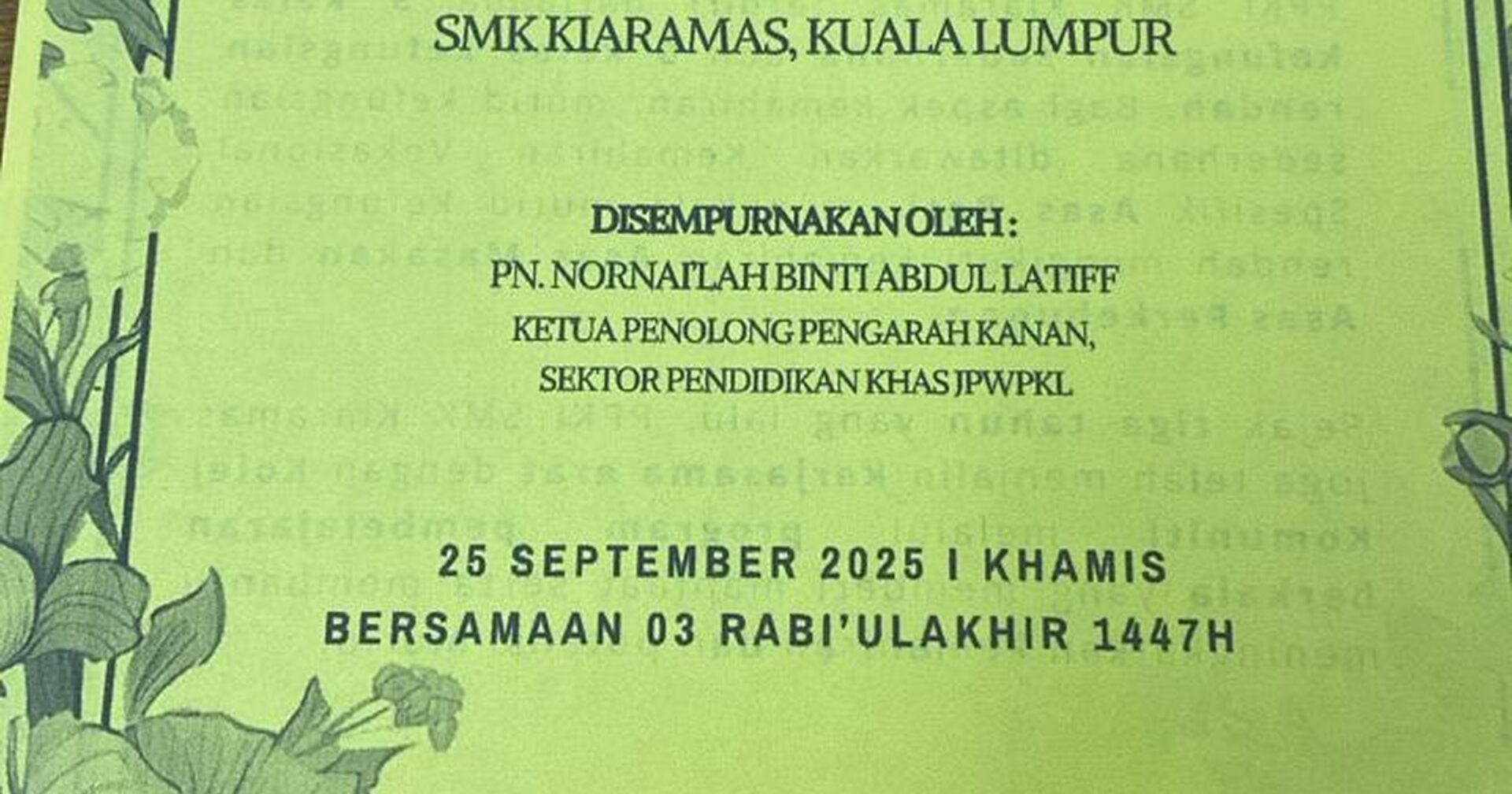 KCTTDI Attends Event at PPKI SMK KiaraMas