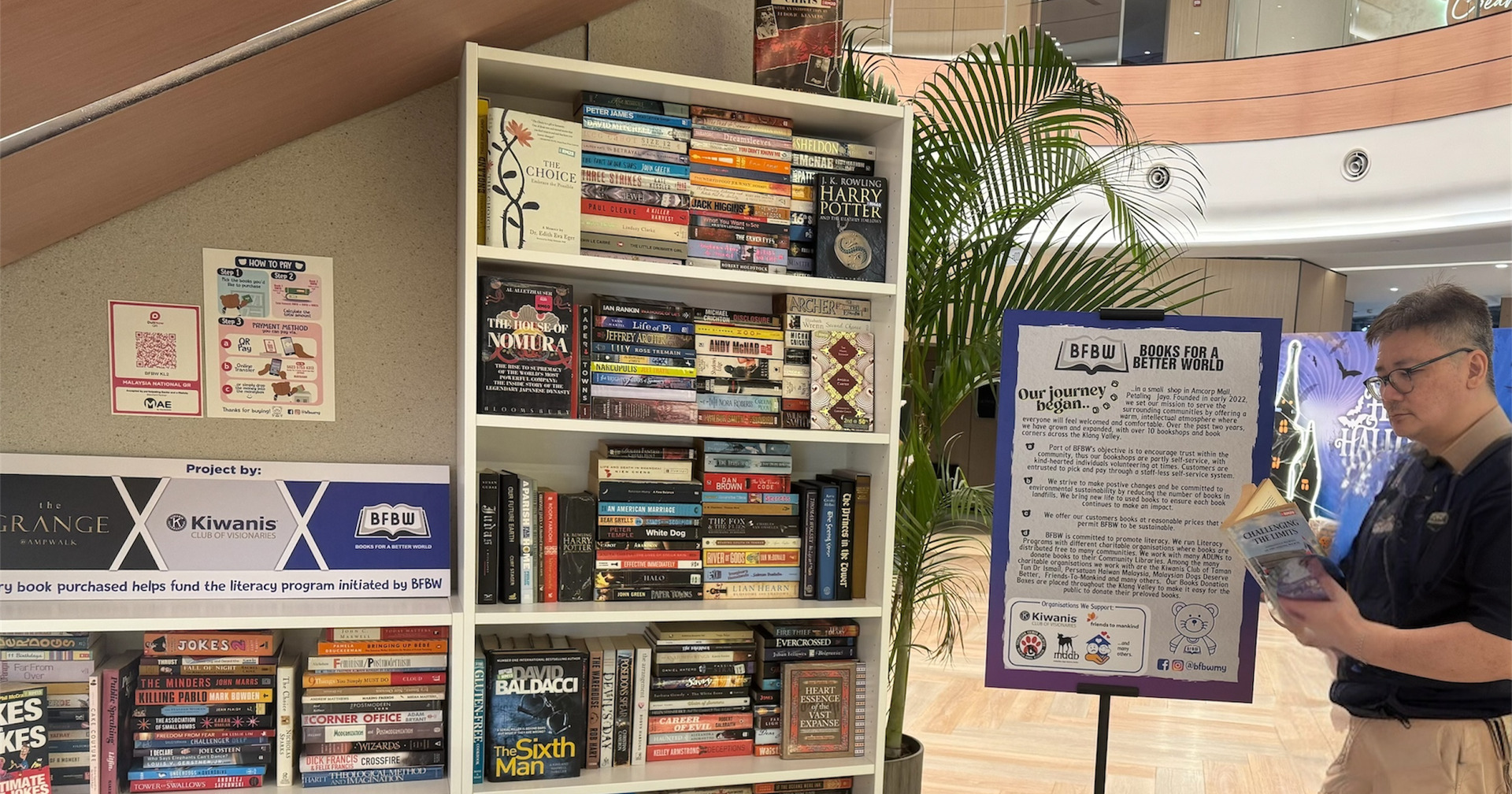 Fresh Preloved Books Now at The Grange @Ampwalk!