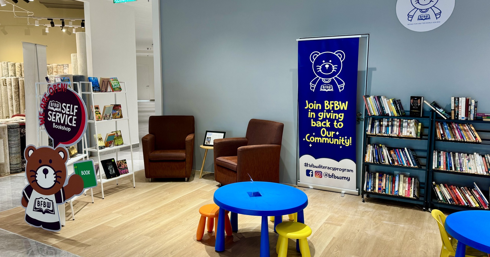 📚 Kiwanis Club of Visionaries proudly unveils our 3rd Reading Space in the Klang Valley! 🌟