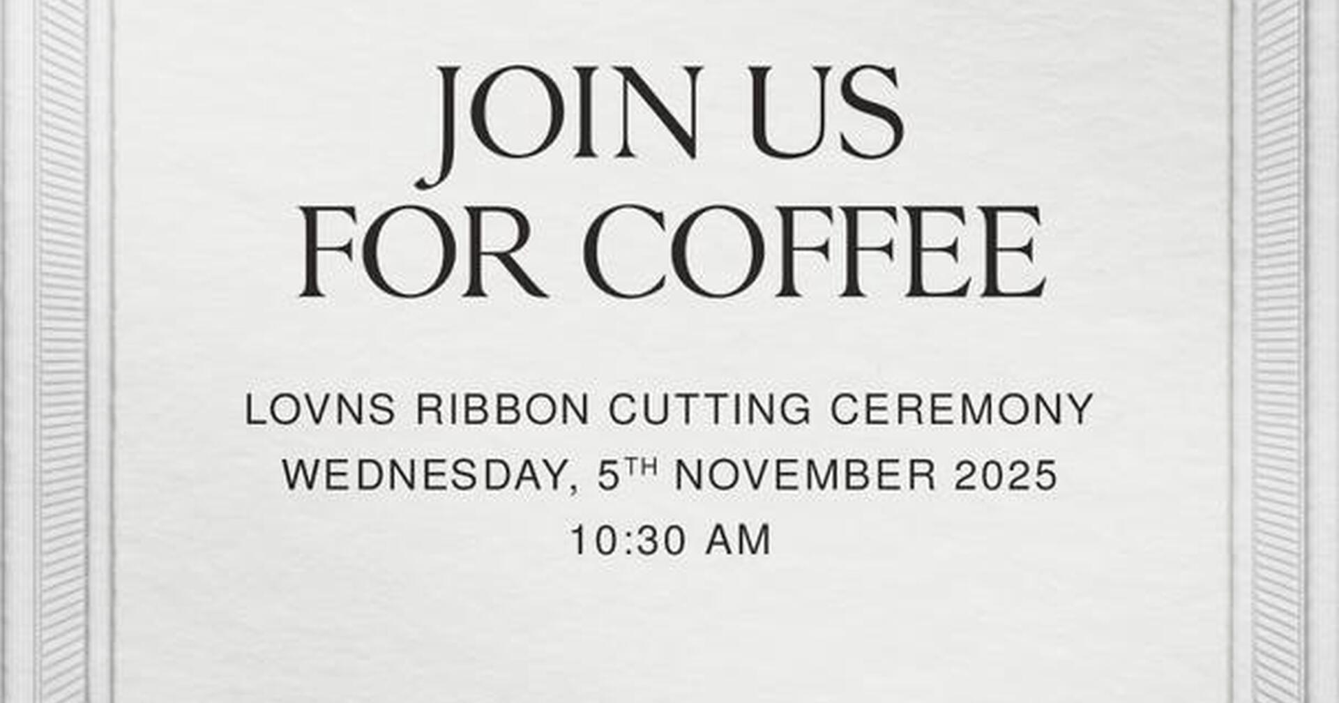 Lovns Ribbon Cutting Ceremony