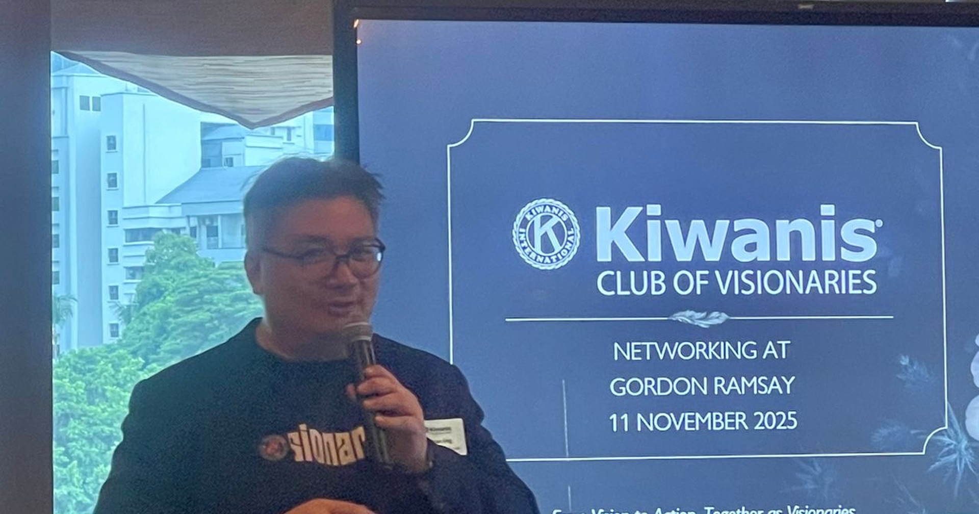 Kiwanis Club of Visionaries meets at Gordon Ramsay!