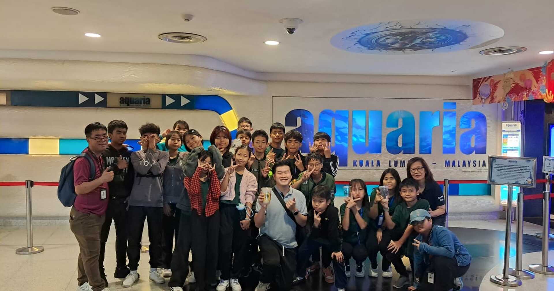 A Meaningful Day of Learning and Care: Lovns Cafe Sponsors Aquaria KLCC Visit