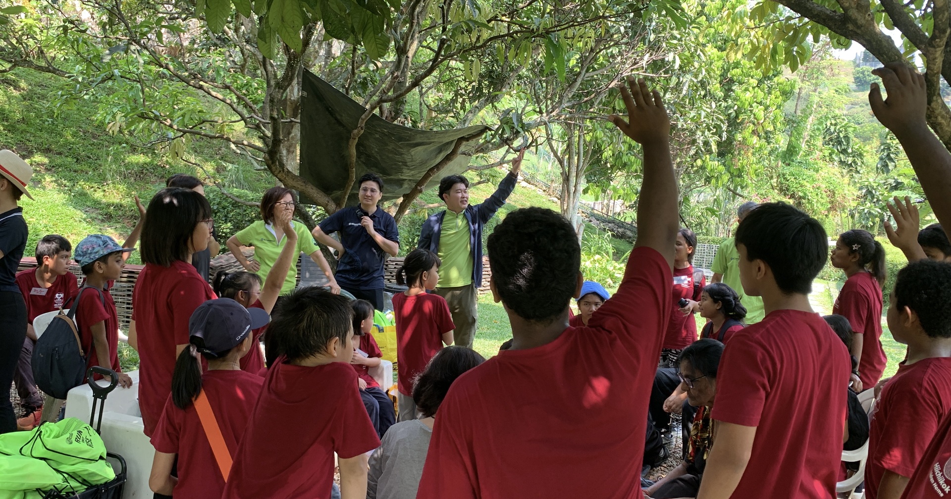 Visit to Kebun Bangsar on 24 March 2026 with children from Hiichikok Foundation sponsored by Lovns Cafe
